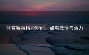 体育赛事精彩瞬间：点燃激情与活力