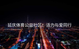 延庆体育公益社区：活力与爱同行