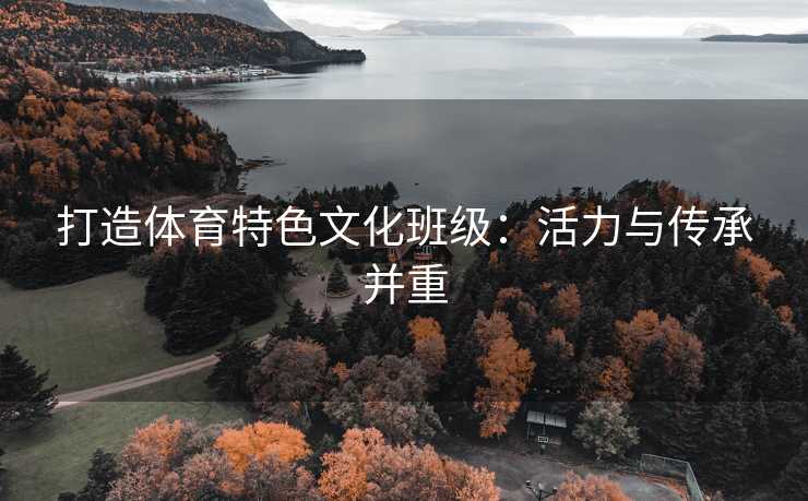 打造体育特色文化班级：活力与传承并重