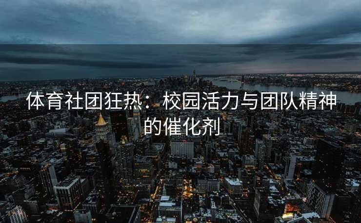 体育社团狂热：校园活力与团队精神的催化剂