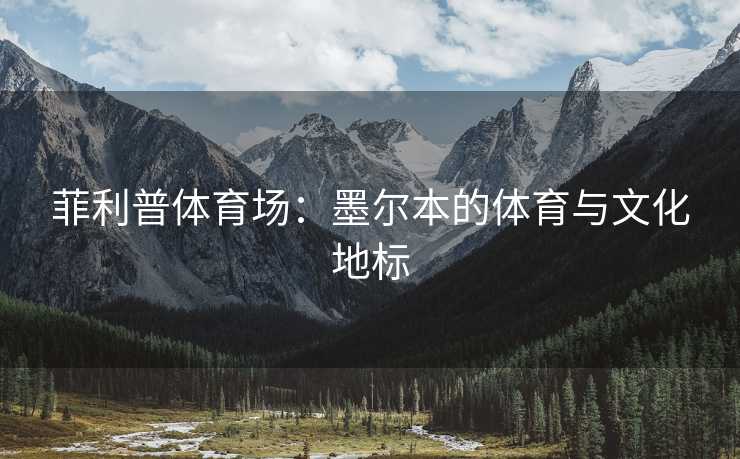 菲利普体育场：墨尔本的体育与文化地标