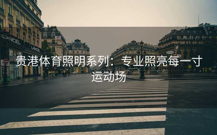 贵港体育照明系列：专业照亮每一寸运动场