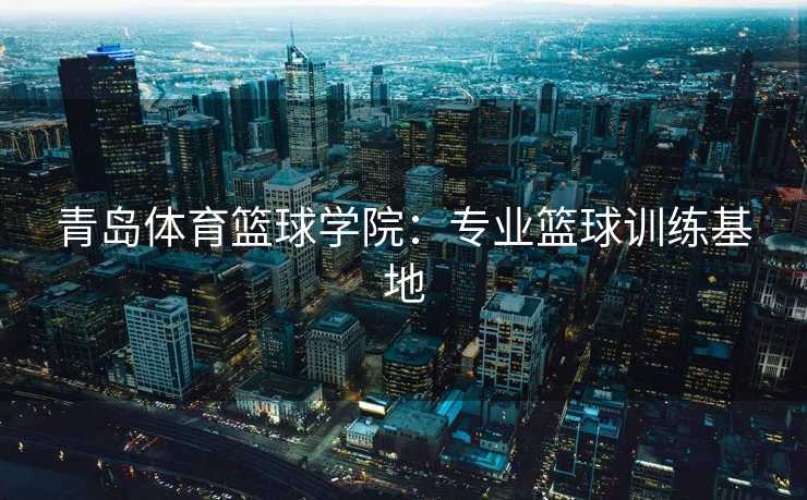 青岛体育篮球学院：专业篮球训练基地