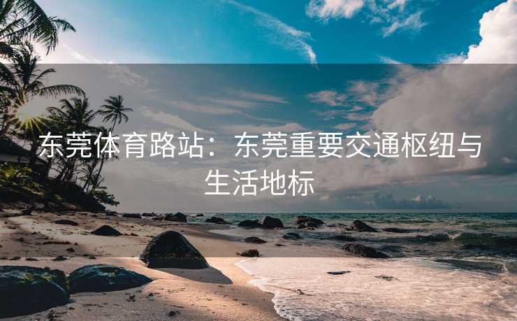 东莞体育路站：东莞重要交通枢纽与生活地标