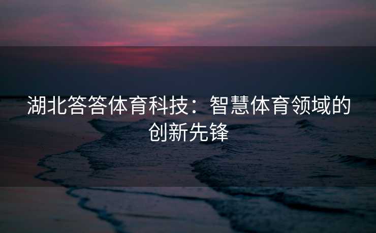 湖北答答体育科技：智慧体育领域的创新先锋