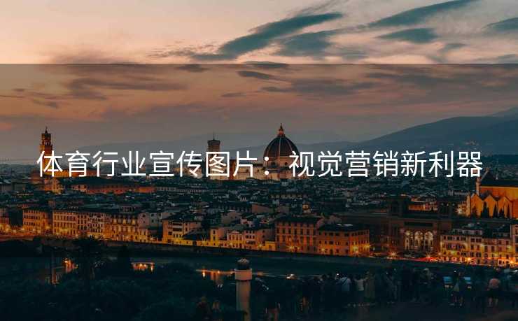 体育行业宣传图片：视觉营销新利器
