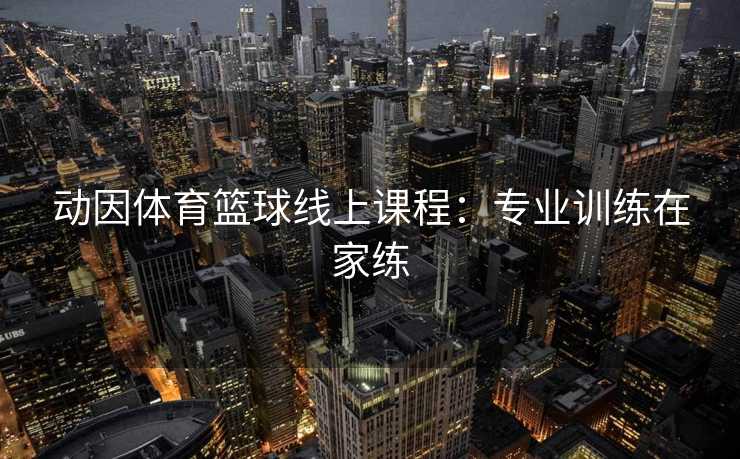 动因体育篮球线上课程：专业训练在家练