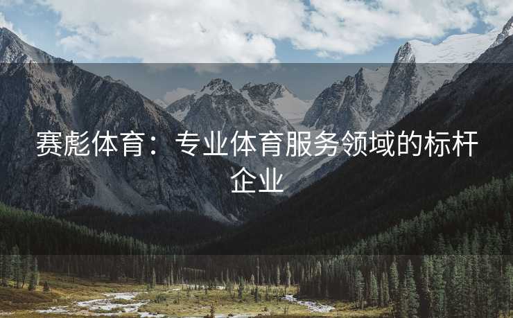 赛彪体育：专业体育服务领域的标杆企业