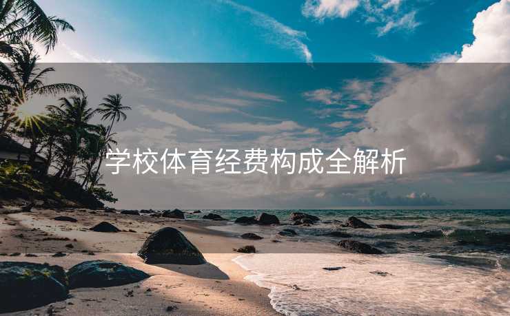 学校体育经费构成全解析