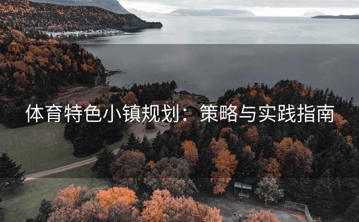 体育特色小镇规划：策略与实践指南