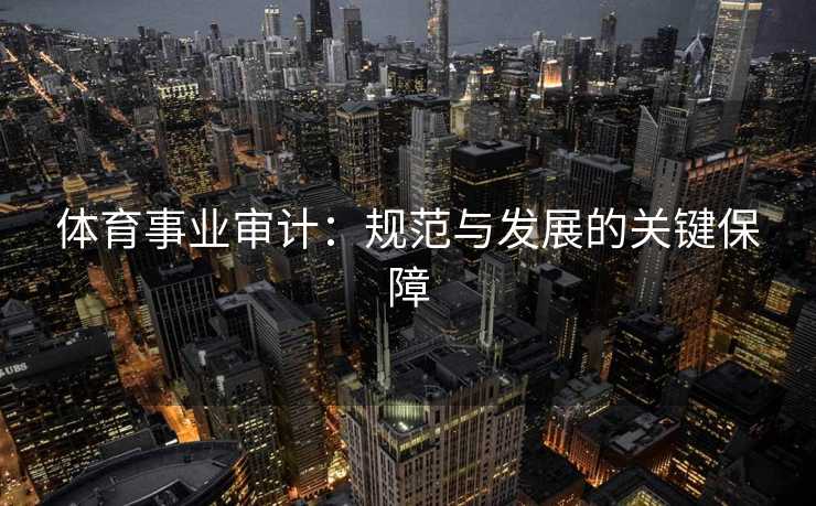 体育事业审计：规范与发展的关键保障