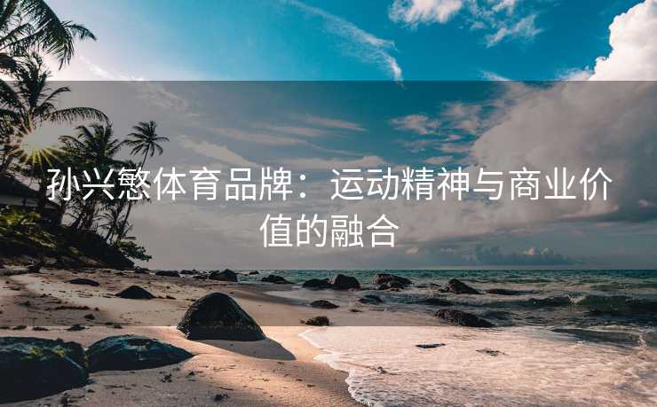 孙兴慜体育品牌：运动精神与商业价值的融合