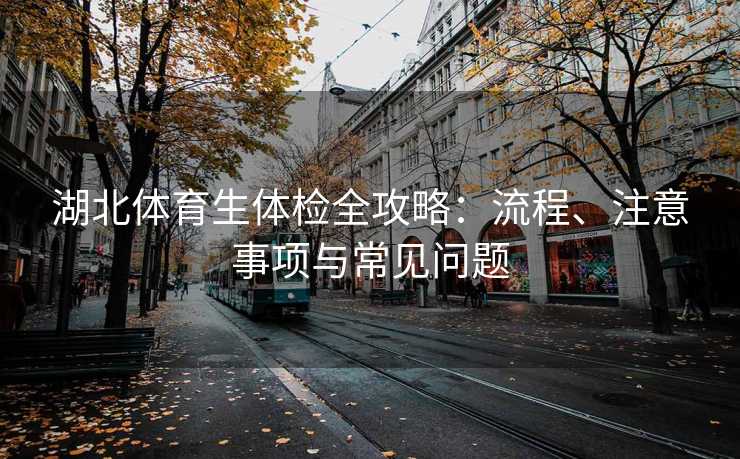 湖北体育生体检全攻略：流程、注意事项与常见问题