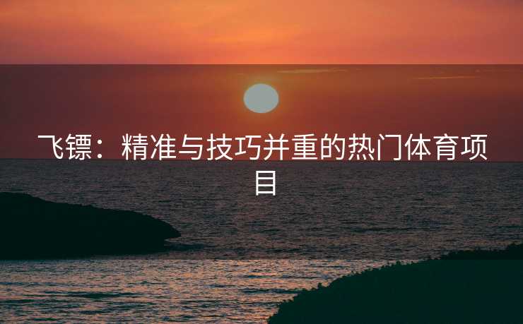 飞镖：精准与技巧并重的热门体育项目