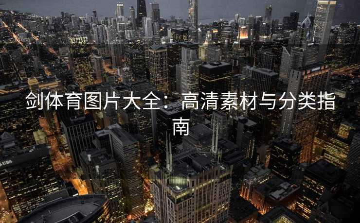 剑体育图片大全：高清素材与分类指南