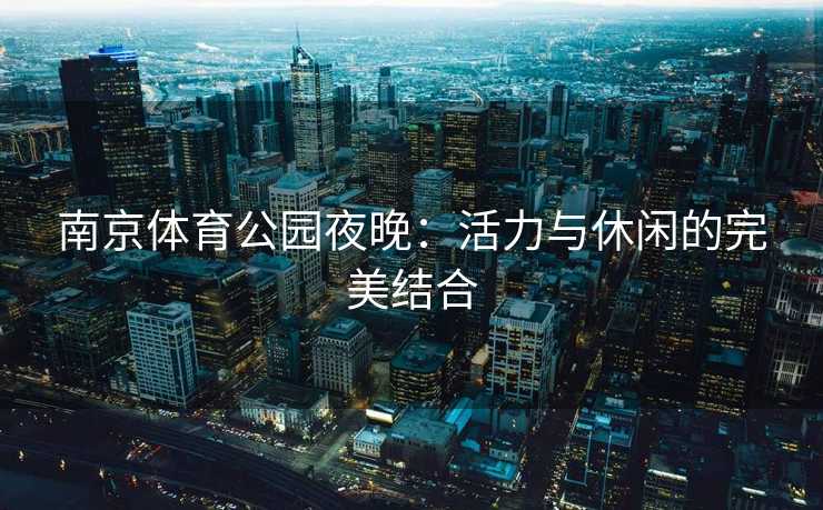 南京体育公园夜晚：活力与休闲的完美结合