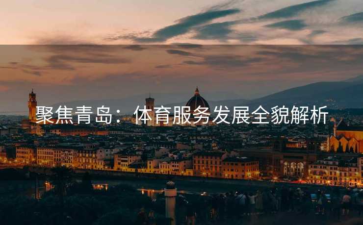 聚焦青岛：体育服务发展全貌解析
