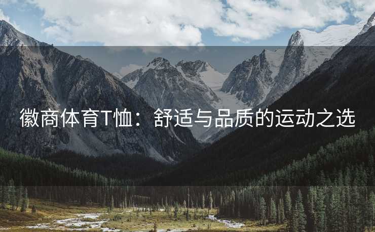 徽商体育T恤：舒适与品质的运动之选