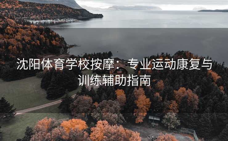 沈阳体育学校按摩：专业运动康复与训练辅助指南