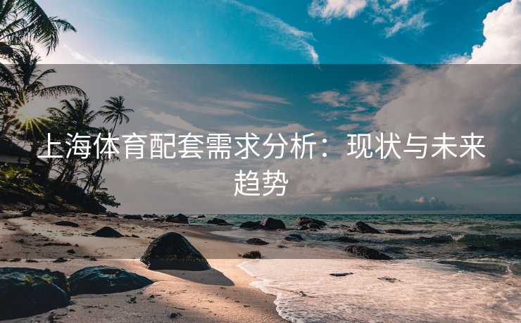 上海体育配套需求分析:现状与未来趋势 上海体育配套需求分析:现状与未来趋势